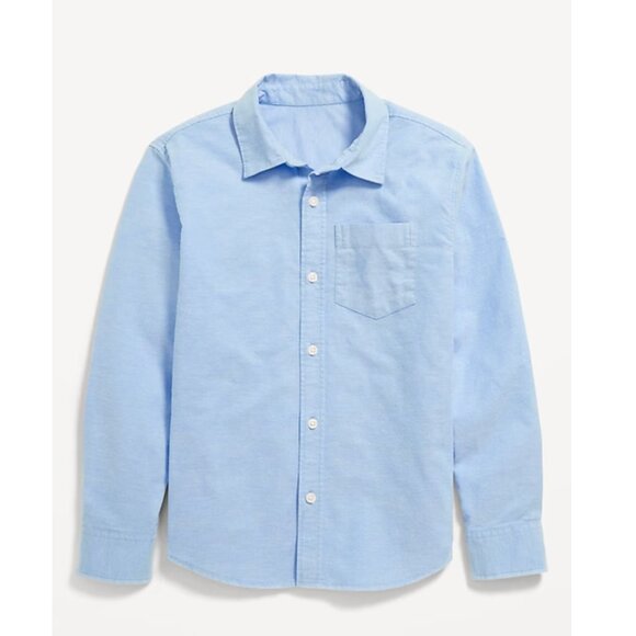 2 Boys Uniform Button Down Collar L/S Shirts - Size 14-16 - Picture 1 of 14